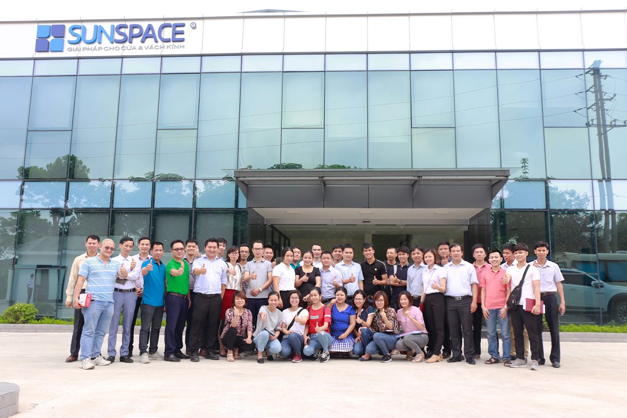 Lớp CPO 08 kiến tập tại Nhà máy Sunspace – Công ty CP Austdoor Miền Bắc