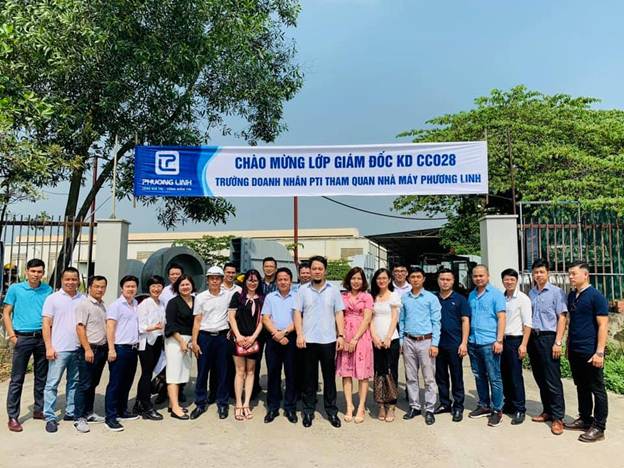 Chương trình tham quan kiến tập lớp CCO28 tại công ty Quạt Công nghiệp Phương Linh