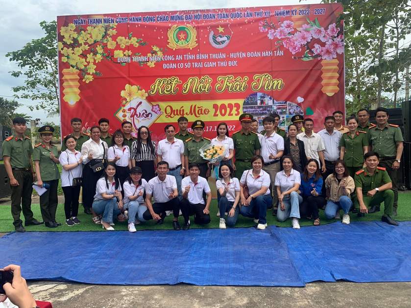 CEO Toàn Diện 18 PTI HCM: Đồng hành cùng huyện đoàn Hàm Tân tổ chức chương trình “Kết nối trái tim - Xuân Quý Mão 2023”